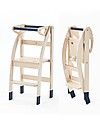 Ettomio Torre  Montessoriana Regolabile e Pieghevole "La Taue 2", Blu - Si chiude con una mano e cresce col tuo bambino! Torri Montessoriane_