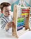 EverEarth Abaco - Insegna a Contare - Legno FSC Altissima Qualità! Giochi di una Volta