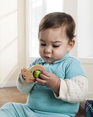 EverEarth Anello/Massaggiagengive Tartaruga 2 in 1 - Abilità Motorie & Coordinazione Occhio-Mano! Giochi Per Neonati