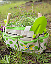 EverEarth Borsa da Giardinaggio con Strumenti -100% Cotone Bio & Faggio Certificato FSC Giochi da Giardinaggio