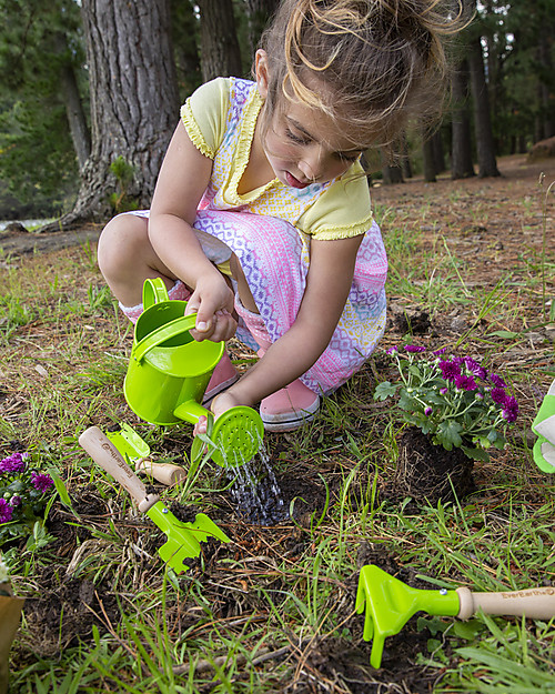 EverEarth Borsa da Giardinaggio con Strumenti -100% Cotone Bio & Faggio Certificato FSC Giochi da Giardinaggio