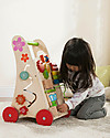 EverEarth Carrello Primi Passi - Per Imparare a Camminare  - Legno Certificato FSC! Carrello Primi Passi