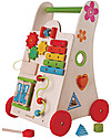 EverEarth Carrello Primi Passi - Per Imparare a Camminare  - Legno Certificato FSC! Carrello Primi Passi
