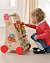 EverEarth Carrello Primi Passi - Per Imparare a Camminare  - Legno Certificato FSC! Carrello Primi Passi