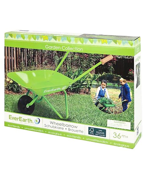 Kit di giocattoli da giardino Montessori con carriola e kit di attrezzi