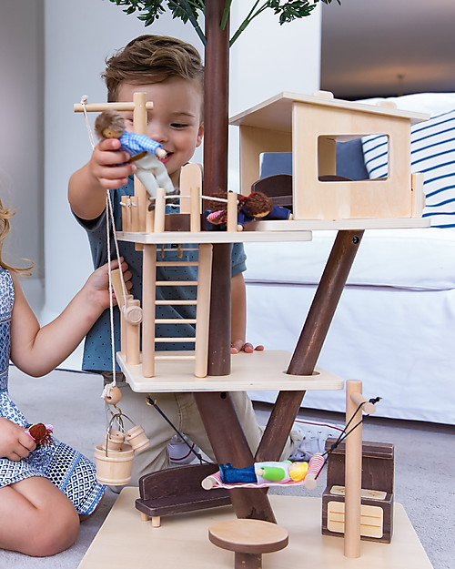 EverEarth Casa sull'albero per bambole Legno certificato FSC