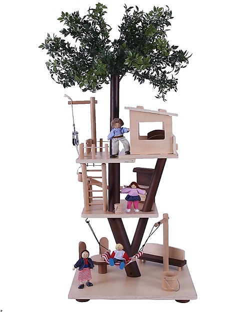 EverEarth Casa sull'albero per bambole - Legno certificato FSC! unisex ( bambini)