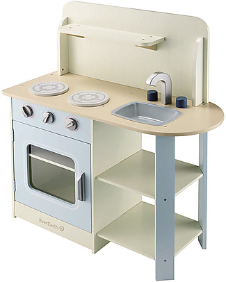 EverEarth Cucina Giocattolo Classica - Legno Certificato FSC Cucine Giocattolo e Cibo Finto