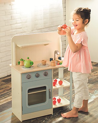 EverEarth Cucina Giocattolo Classica - Legno Certificato FSC Cucine Giocattolo e Cibo Finto