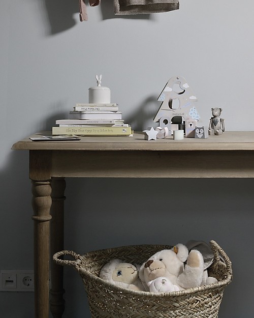 EverEarth Gioco Didattico Albero delle Forme - Pastello - Legno certificato FSC Incastri in Legno