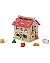 EverEarth La Fattoria, Casa Didattica con Forme Geometriche e Animali - Legno Certificato FSC! Giochi STEM