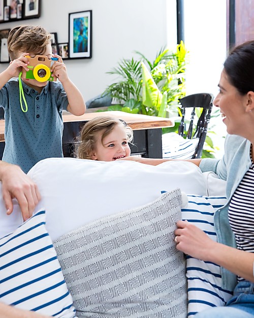 EverEarth Macchina Fotografica Giocattolo - Incoraggia il Movimento - Legno certificato FSC Giochi da Esterno_