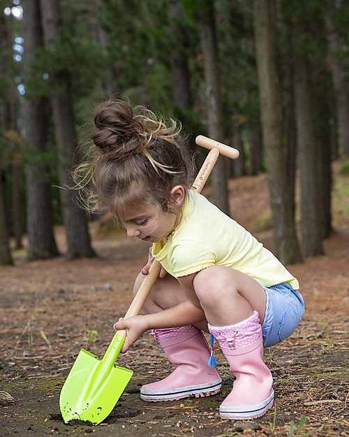 EverEarth Pala da Giardinaggio - Verde - Legno Certificato Giochi da Giardinaggio