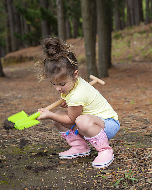 EverEarth Pala da Giardinaggio - Verde - Legno Certificato Giochi da Giardinaggio