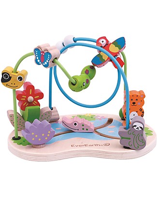 EverEarth Pallottiere Amazon Bead Fun - Legno certificato FSC! Giochi Per Inventare Storie