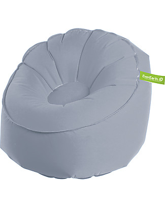 EverEarth Pouf Auto-Gonfiante, Celeste - Per Interni o per la Spiaggia! Giochi all'Aperto