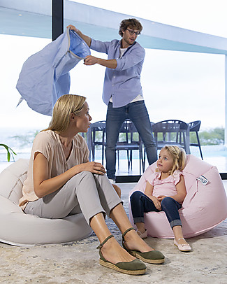EverEarth Pouf Auto-Gonfiante, Celeste - Per Interni o per la Spiaggia! Giochi all'Aperto