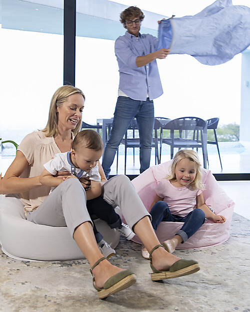 EverEarth Pouf Auto-Gonfiante, Rosa - Per Interni o per la Spiaggia! Giochi da Esterno_