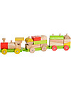 EverEarth Trenino in Blocchi - Gioco Motorio - Legno Certificato FSC! Macchine e Trenini  in Legno