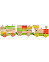EverEarth Trenino in Blocchi - Gioco Motorio - Legno Certificato FSC! Macchine e Trenini  in Legno