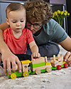 EverEarth Trenino in Blocchi - Gioco Motorio - Legno Certificato FSC! Macchine e Trenini  in Legno