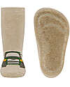 Ewers Calzini Antiscivolo SoftStep Uni - Beige - Trattore - Cotone Bio GOTS Calzini Antiscivolo