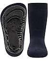Ewers Calzini Antiscivolo SoftStep Uni - Blu Marino - Cotone Bio GOTS Calzini Antiscivolo