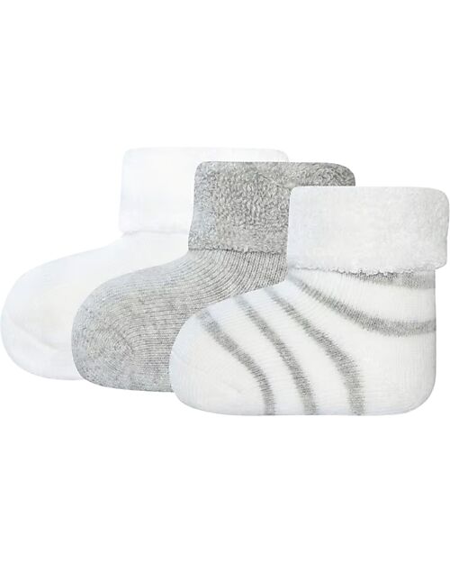 Ewers Set 3 Calzini Baby - Multicolor - Cotone Bio GOTS Calzini