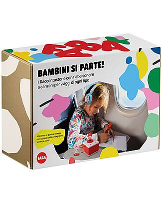 Faba Kit Bambini si Parte Starter Set - Cuffie Dudun + Cappuccetto Rosso - Include Guida Lettori Audio
