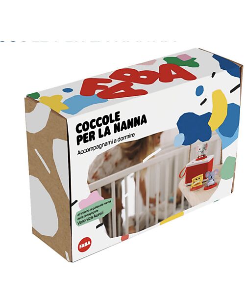 Faba Kit Coccole Per La Nanna - Raccontastorie Faba - Include: Starter Set, Musica Classica al Pianoforte, Bianca Notte e Guida al sonno Lettori Audio