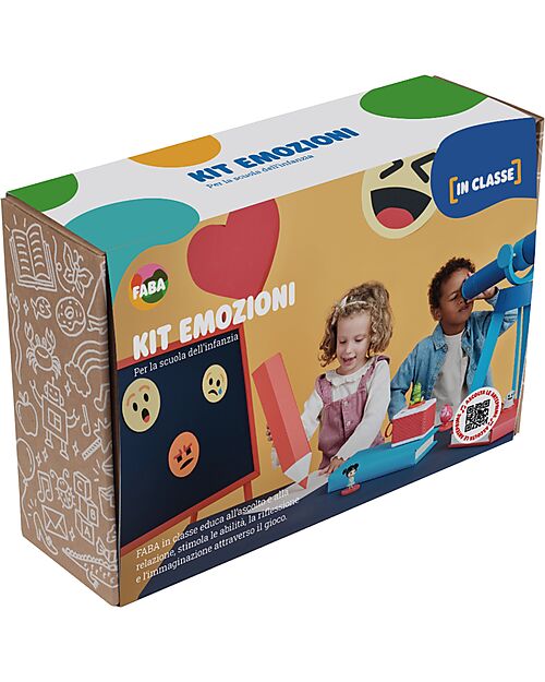 Faba Kit Emozioni - Starter Set + 5 Personaggi Sonori e Guida Lettori Audio