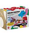 Faba Kit English Everyday - 3 Personaggi Sonori + Guida - per Familiarizzare con la Lingua Inglese Lettori Audio