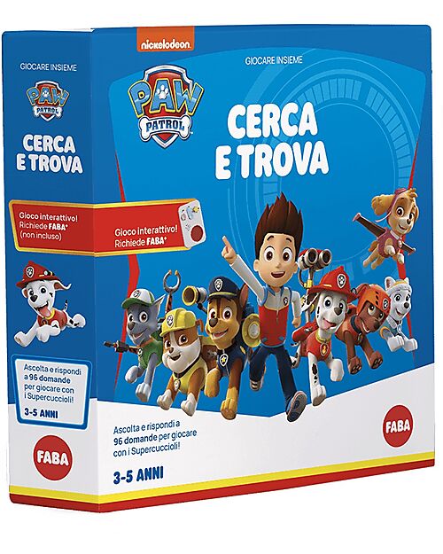 Faba Paw Patrol Cerca e Trova - Gioco Interattivo con 3 Scenari di Gioco Giochi da Tavolo