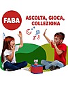 Faba Raccontastorie Faba Starter Set Blu - Include: Cassa Audio Bluetooth + Personaggio Sonoro Lettori Audio