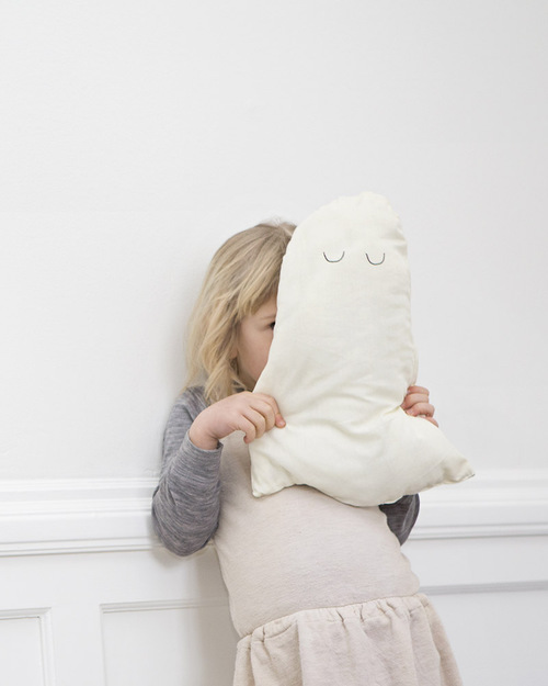 Fabelab Cuscino Fantasma (35 cm) - Cotone Bio Cuscini Arredo