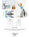 Fabelab Dream-In-Cape Mantello Set Copripiumino per Culla (70x100) + Federa+Borsa - 100% Cotone Bio Set Copripiumino