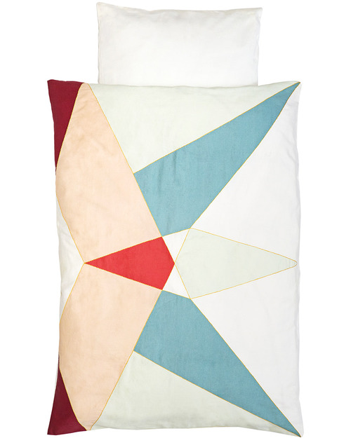 Fabelab Dream-In-Wings Ali Set Copripiumino per Culla (70x100) + Federa + Borsa - 100% Cotone Bio Set Copripiumino