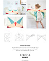Fabelab Dream-In-Wings Ali Set Copripiumino per Culla (70x100) + Federa + Borsa - 100% Cotone Bio Set Copripiumino