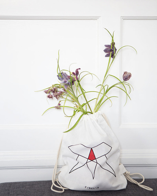 Fabelab Dream-In-Wings Ali Set Copripiumino per Culla (70x100) + Federa + Borsa - 100% Cotone Bio Set Copripiumino