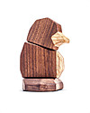 FableWood Baby Pinguino 3D Magnetico da 3 Pezzi - Legno Sostenibile Animali in Legno