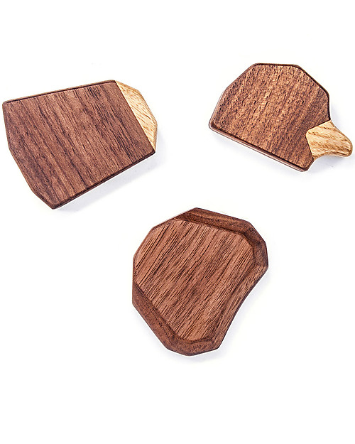 FableWood Baby Pinguino 3D Magnetico da 3 Pezzi - Legno Sostenibile Animali in Legno