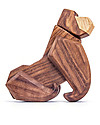 FableWood Gorilla 3D Magnetico da 6 Pezzi - Legno Sostenibile Animali in Legno