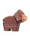 FableWood Mini Orso 3D Magnetico da 2 Pezzi - Legno Sostenibile Animali in Legno