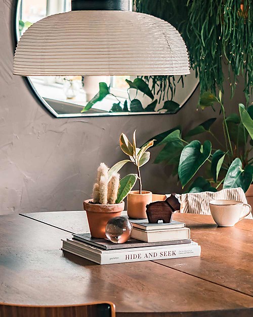 FableWood Mini Rinoceronte 3D Magnetico da 2 Pezzi - Legno Sostenibile Animali in Legno