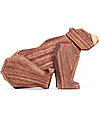 FableWood Orso 3D Magnetico da 6 Pezzi - Legno Sostenibile Animali in Legno