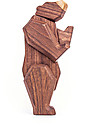FableWood Orso 3D Magnetico da 6 Pezzi - Legno Sostenibile Animali in Legno