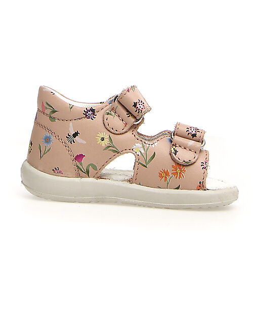 Falcotto Sandalo Aperto New River - in Pelle - Countryside - Cipria Sandali