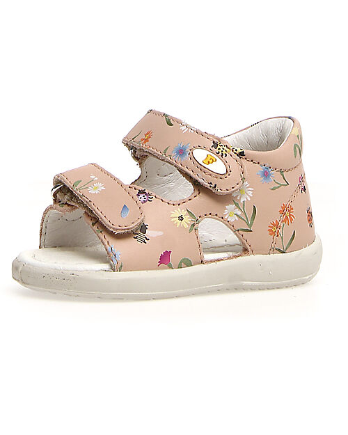 Falcotto Sandalo Aperto New River - in Pelle - Countryside - Cipria Sandali