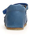 Falcotto Sandalo Bea Wax - in Pelle - Blu - Chiusura con Fibbia e Velcro Sandali