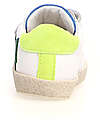 Falcotto Sneakers Alnoite Light - Bianco/Verde/Giallo Fluo - Pelle Spazzolata e Suede Sneakers